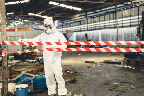 Professional Biohazard technician working in Newport, KY